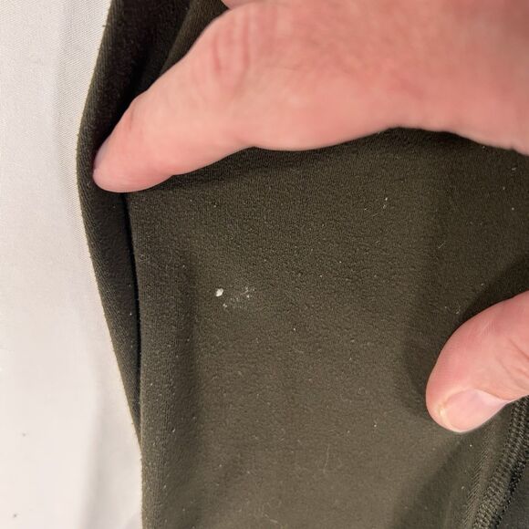 Lululemon Leggings Women's 6 Solid Green Pull On Inside Pocket High Rise - Picture 4 of 8